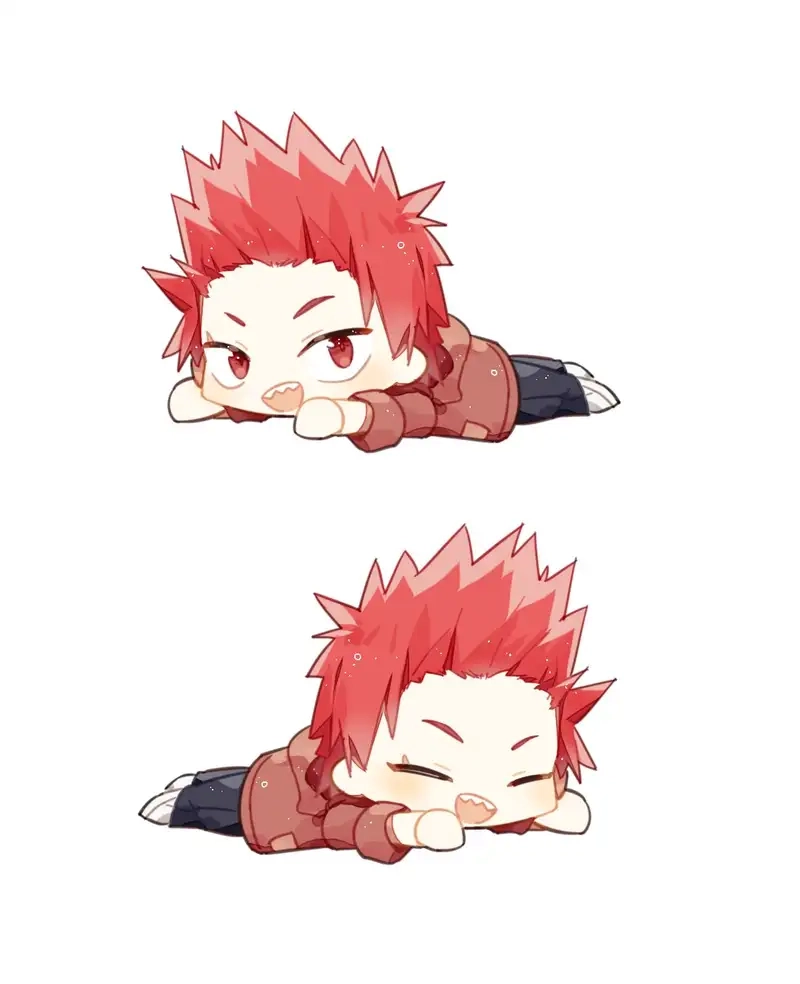 Xem Kirishima chibi full-body tạo hình ngầu nhưng dễ thương