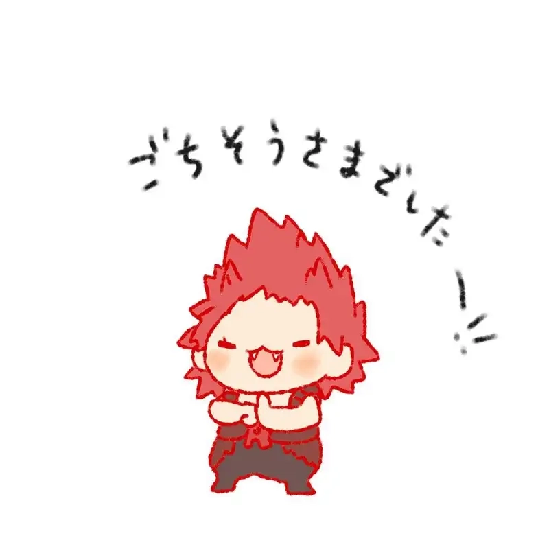 Ngắm Ảnh chibi Eijiro Kirishima siêu dễ thương cực cuốn hút