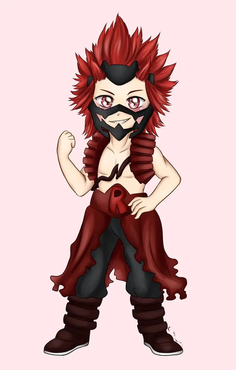 Khám phá chibi Kirishima My Hero Academia cực chất cho fan