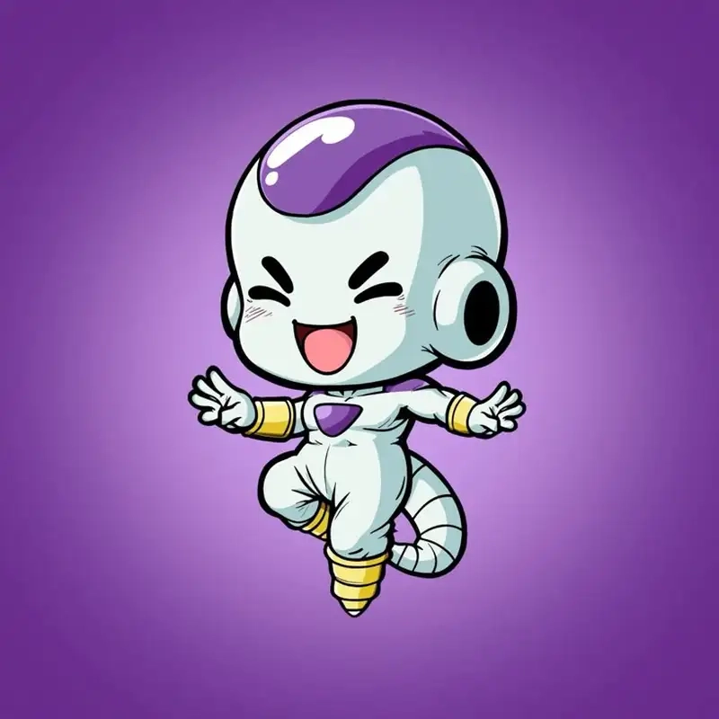 Tận hưởng chibi Frieza Dragon Ball phiên bản đáng yêu
