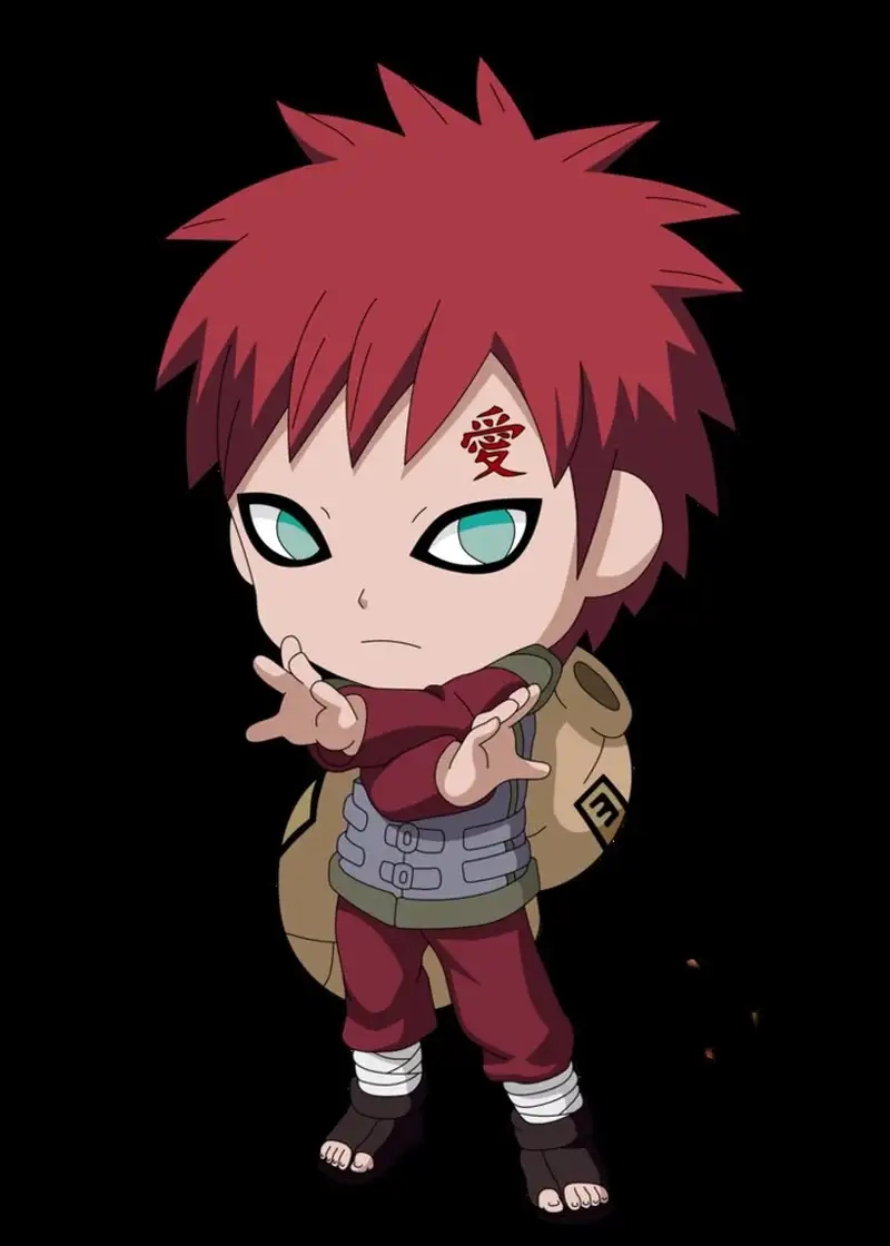 Khám phá chibi Gaara HD sắc nét cho mọi thiết bị