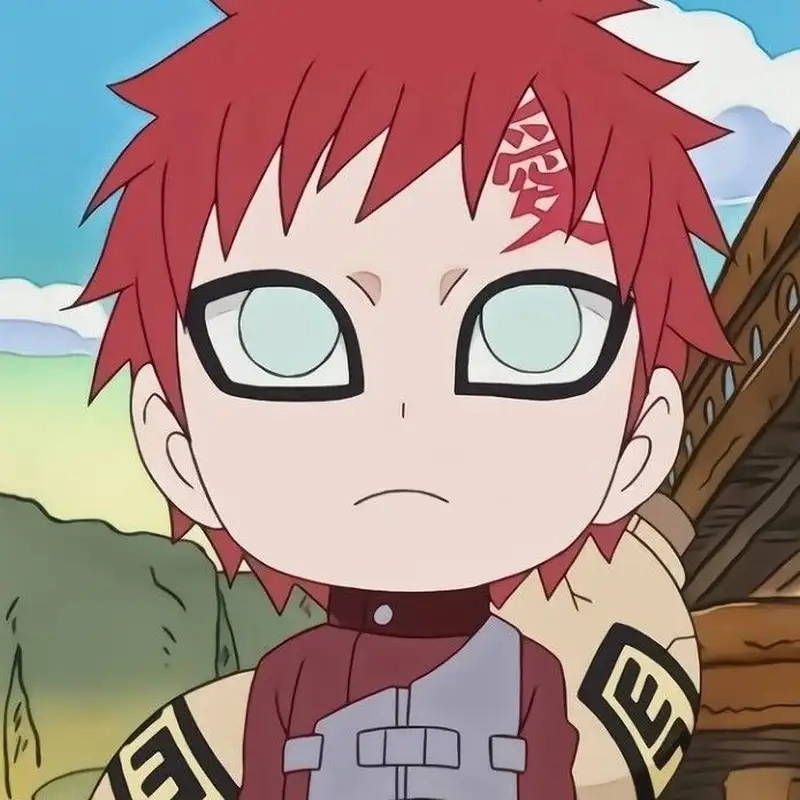 Chọn Gaara chibi cute đáng yêu để làm hình ảnh đại diện