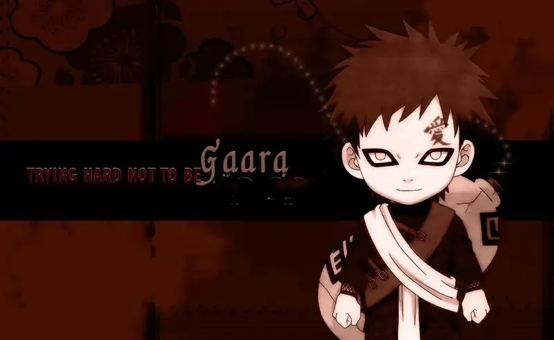 Trang trí máy với hình nền chibi Gaara HD chất lượng