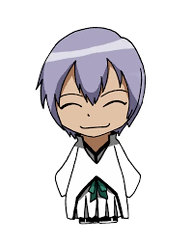 Xem hình nhân vật chibi Gin Ichimaru đáng yêu