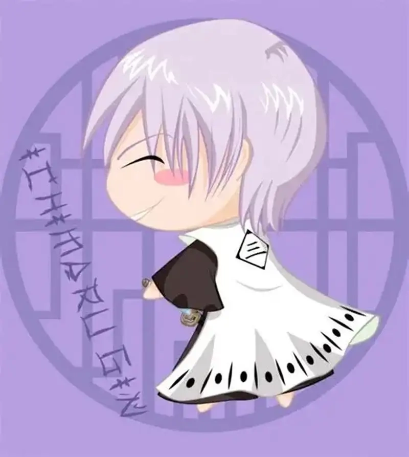 Ngắm hình chibi Gin Ichimaru manga sống động