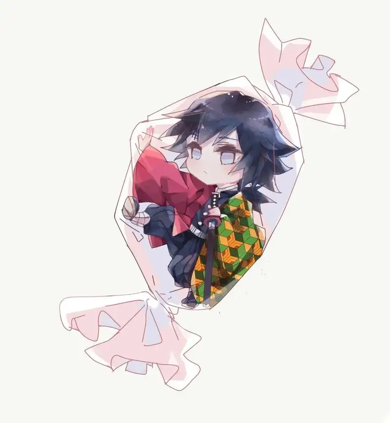 Tải ngay Giyu Tomioka chibi PNG chất lượng cao