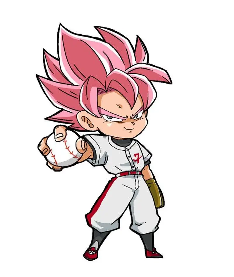 Chiêm ngưỡng Goku Black chibi Naruto crossover siêu dễ thương