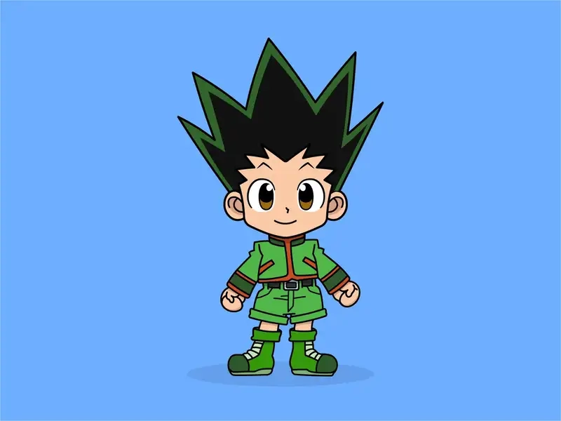 Chiêm ngưỡng tác phẩm nghệ thuật Gon Freecss fanart độc đáo