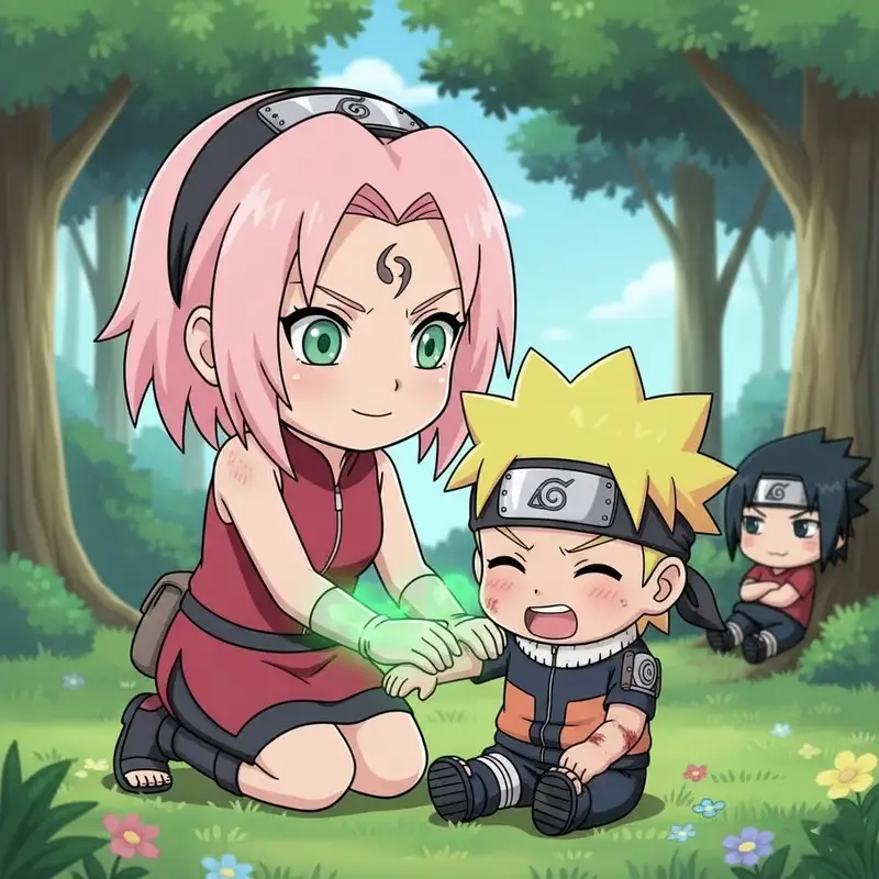 Sưu tầm Ảnh Sakura Haruno chibi đẹp cho fan anime