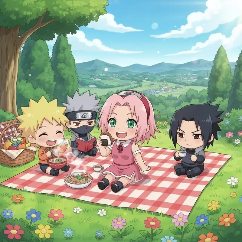 Xem Sakura Haruno chibi phong cách anime sinh động