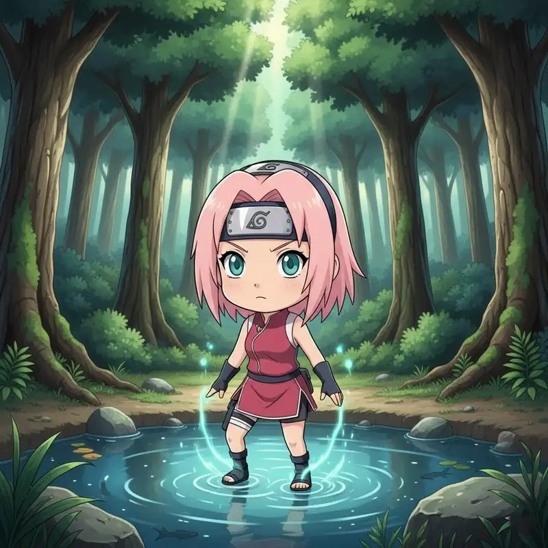 Khám phá Ảnh chibi Sakura Haruno Naruto siêu dễ thương