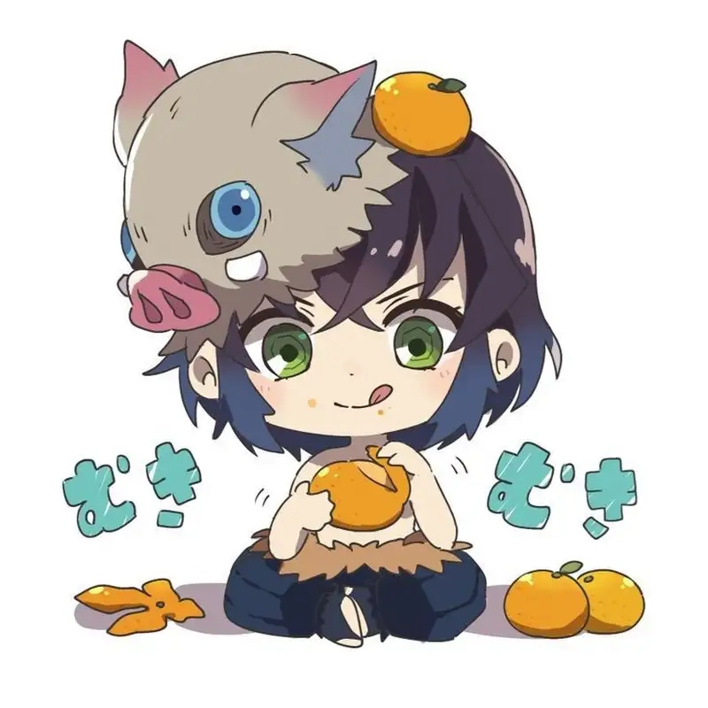 Xem ngay Inosuke chibi hoạt hình sống động và ngộ nghĩnh