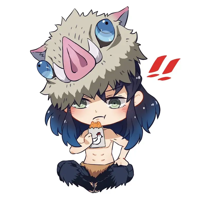 Tận hưởng nét độc đáo của chibi Hashibira Inosuke