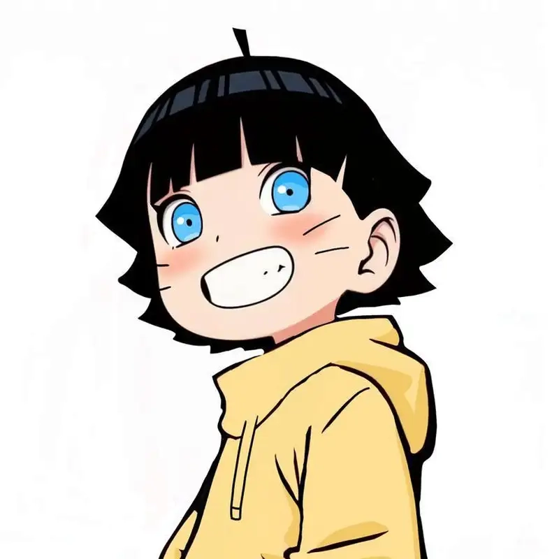 Siêu phẩm chibi Himawari Uzumaki cute không thể bỏ lỡ