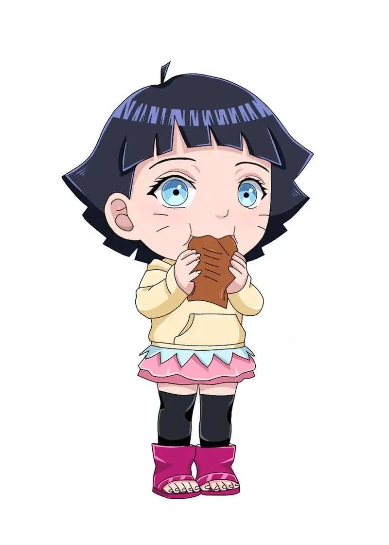 Trang trí máy tính với hình nền chibi Himawari Uzumaki