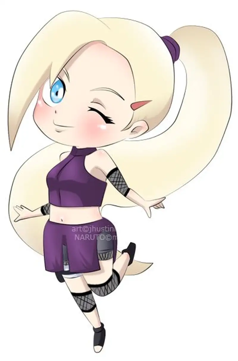 Tải chibi Ino Yamanaka png sắc nét chất lượng cao