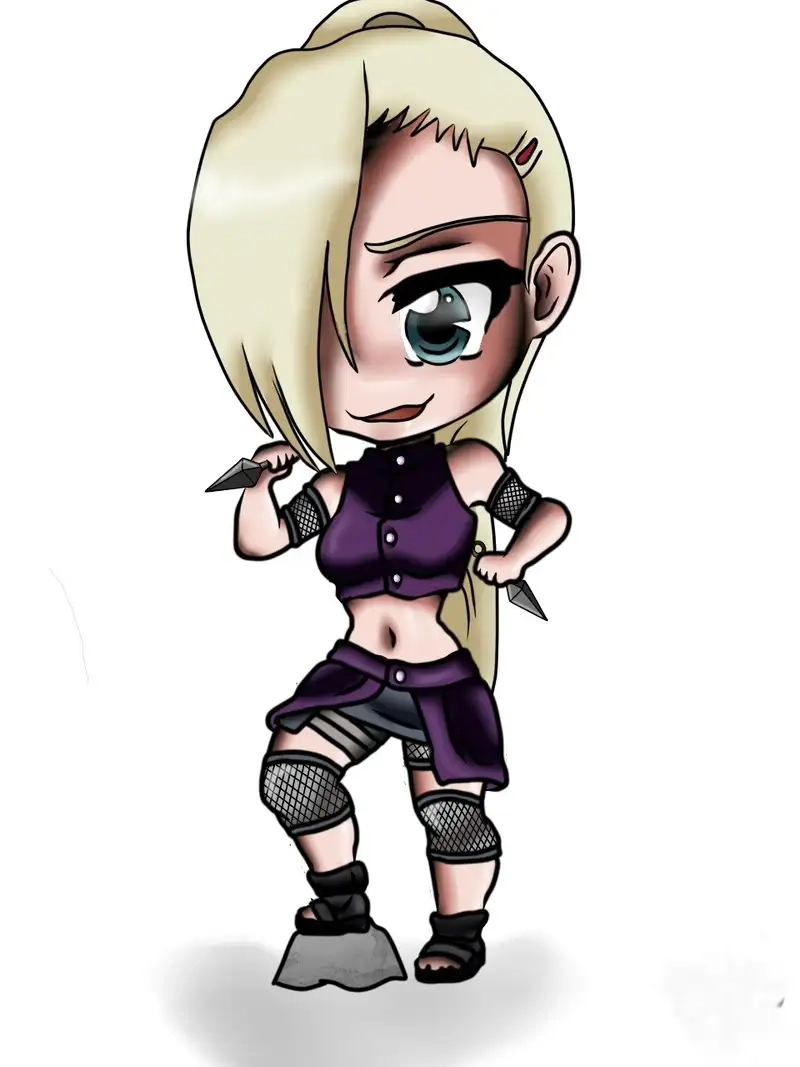 Ngắm chibi Ino Yamanaka anime siêu cute cho fan
