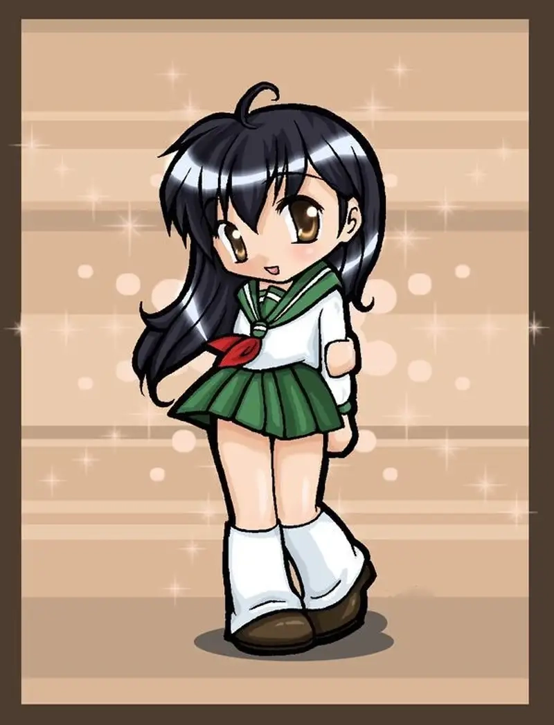 Thưởng thức Kagome Higurashi cute chibi đáng yêu