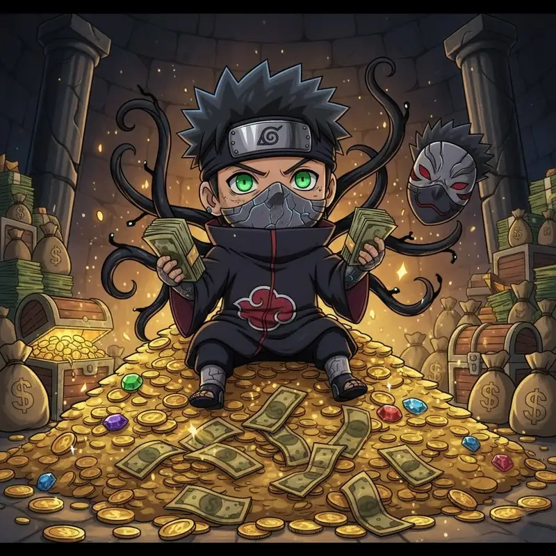 Tải Kakuzu chibi PNG trong suốt chất lượng