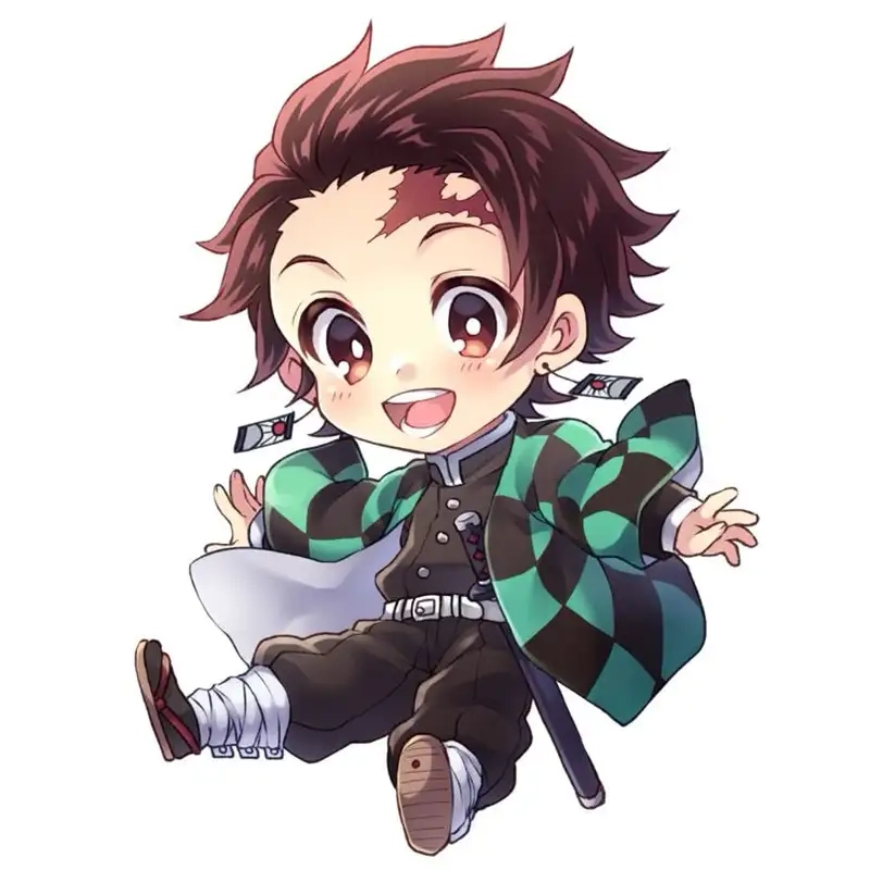 Ảnh chibi Kamado Tanjiro là như thế nào