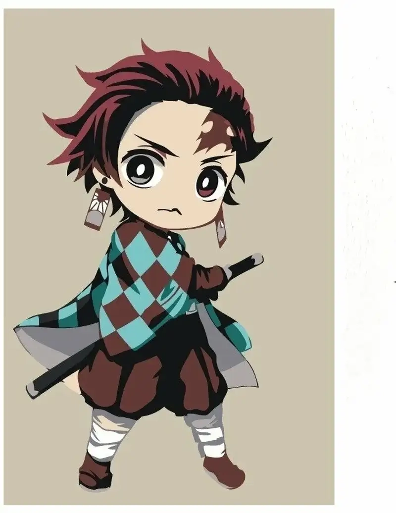 Khám phá Ảnh chibi Kamado Tanjiro siêu dễ thương