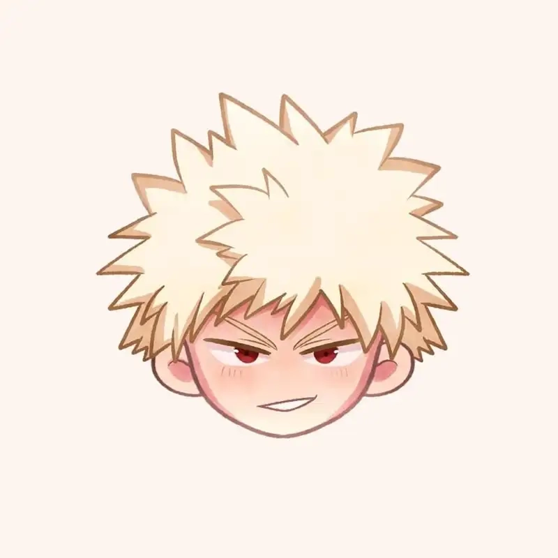 Thích thú với Bakugo chibi cute đáng yêu