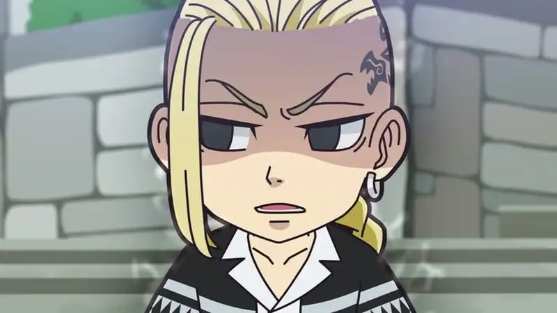 Hình chibi Draken Tokyo Revengers đầy cá tính