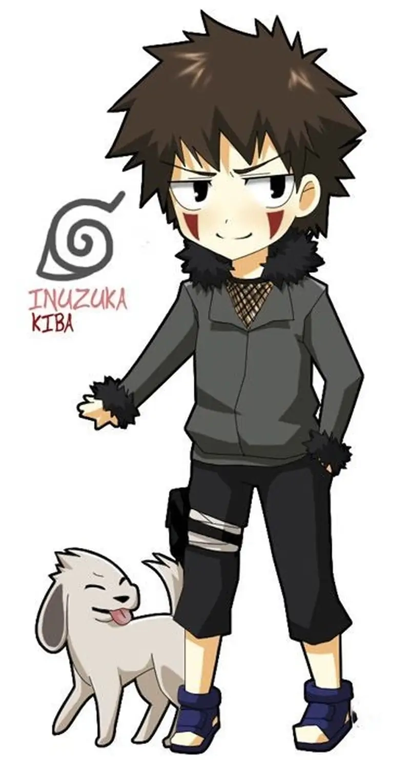 Tải Kiba Inuzuka chibi PNG chất lượng cao