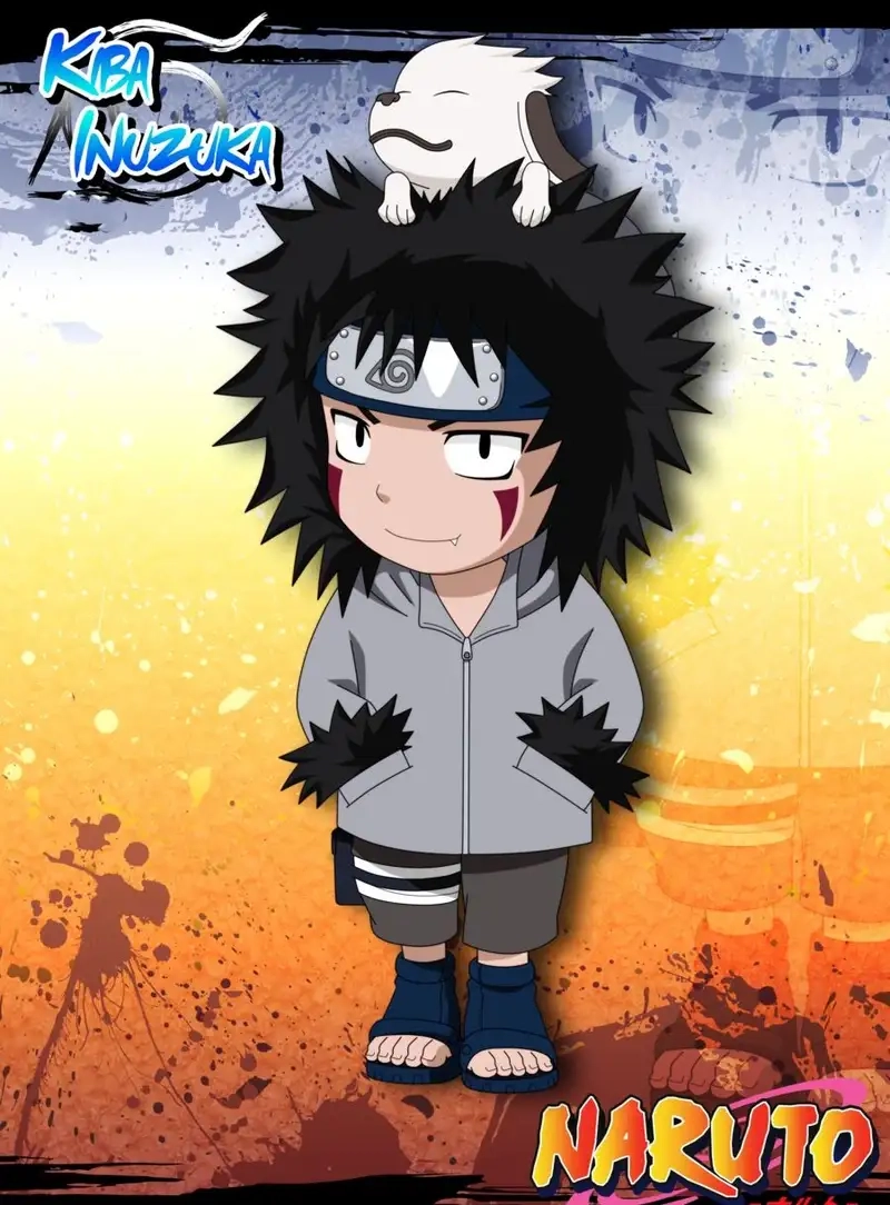 Xem Kiba Inuzuka chibi cute Naruto đáng yêu