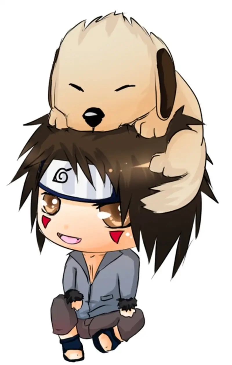 Xem Kiba Inuzuka chibi cute Naruto siêu đáng yêu