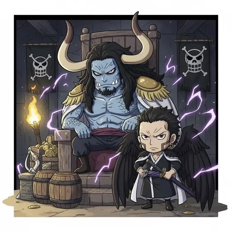 Xem ngay ảnh chibi King hoạt hình One Piece sống động