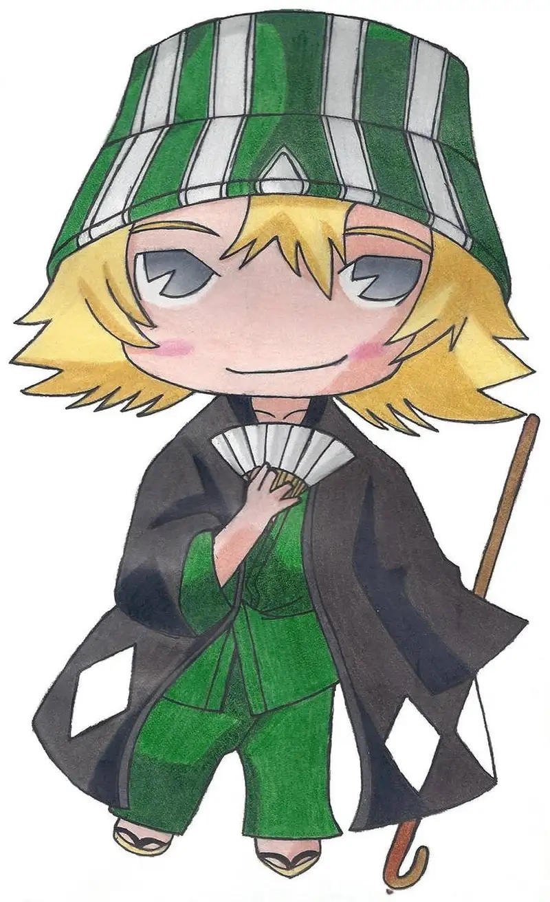 Tải Kisuke Urahara chibi vector linh hoạt