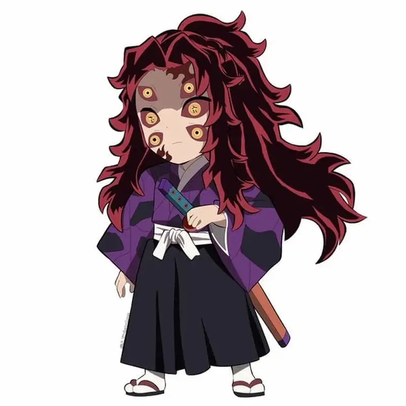 Kokushibo fanart phiên bản chibi cực chất