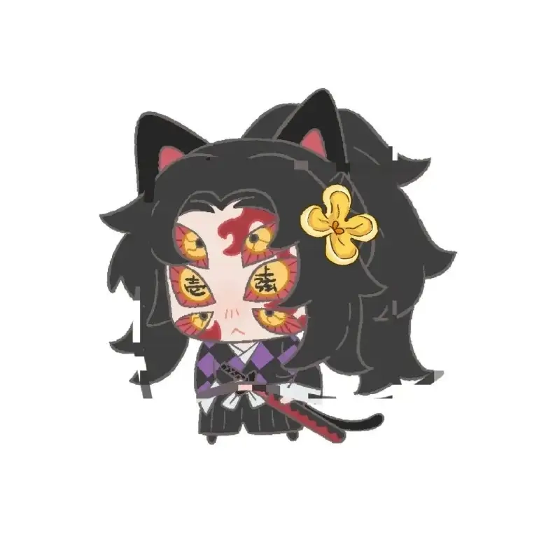 Kokushibo chibi dễ thương khiến fan mê mẩn
