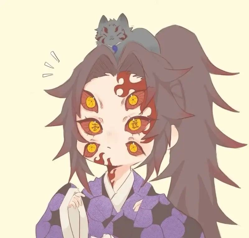 Thượng Huyền Nhất Kokushibo chibi đáng yêu