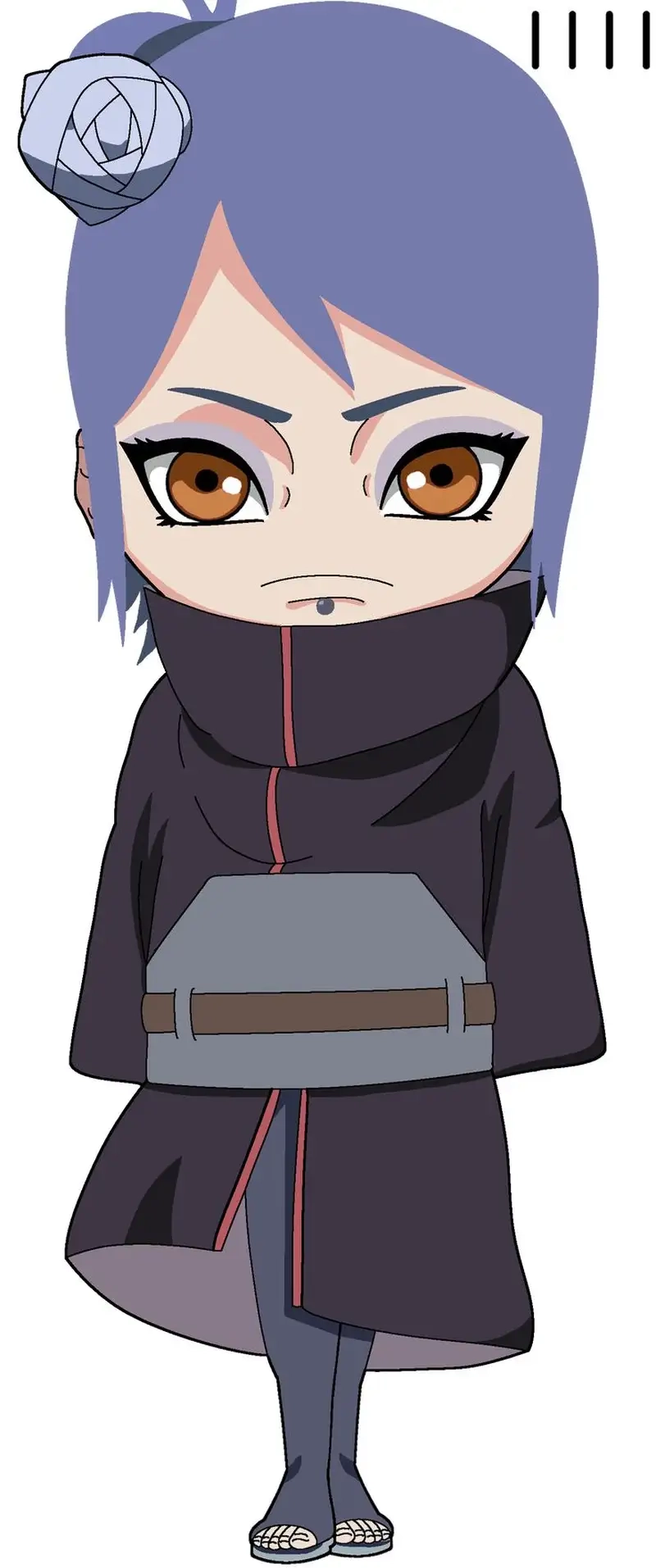 Tìm thấy sự dễ thương trong Hình chibi Konan Naruto