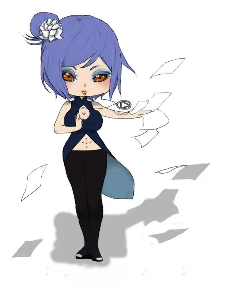 Tải ngay Konan chibi PNG chuẩn trong suốt cho thiết kế