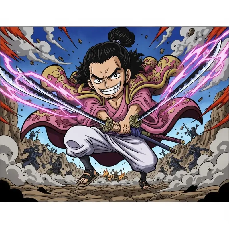 Ảnh chibi Kozuki Oden là như thế nào hấp dẫn