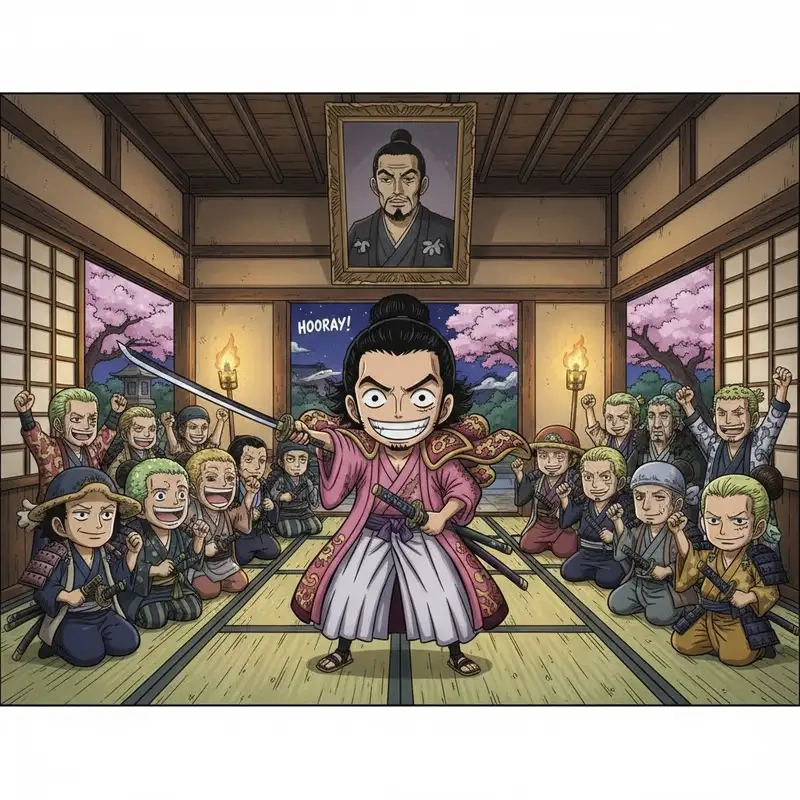 Khám phá Kozuki Oden fanart chibi độc đáo đẹp mắt