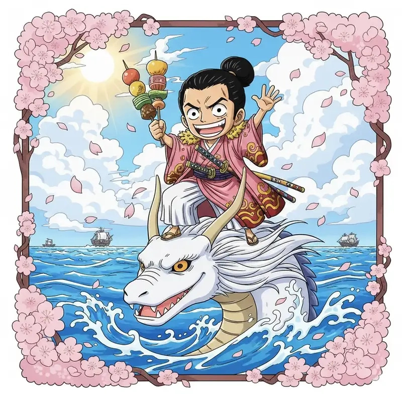 Ngắm Kozuki Oden fanart tái hiện anh hùng Oden