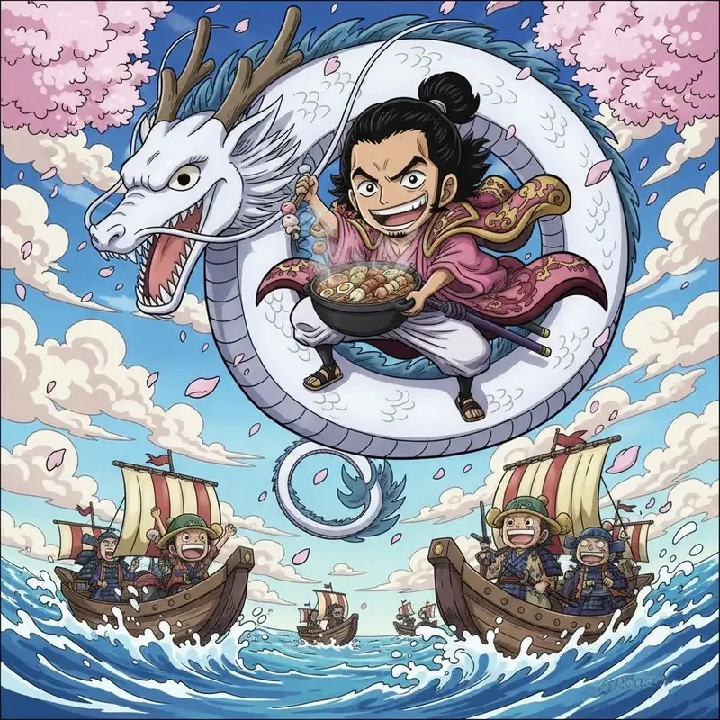 Chiêm ngưỡng Kozuki Oden fanart anime sống động cuốn hút