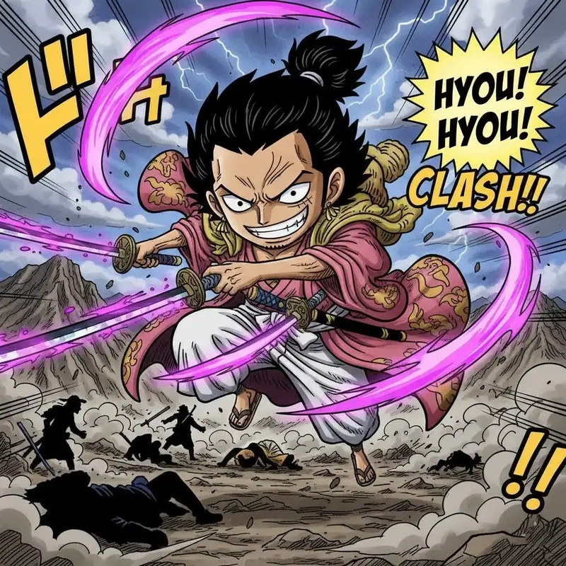 Thưởng thức Kozuki Oden chibi với tạo hình ngộ nghĩnh