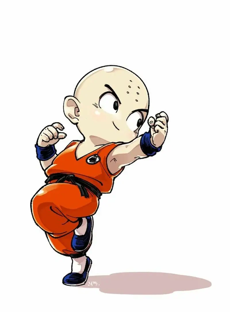 Khám phá bộ sưu tập ảnh chibi Krillin dễ thương
