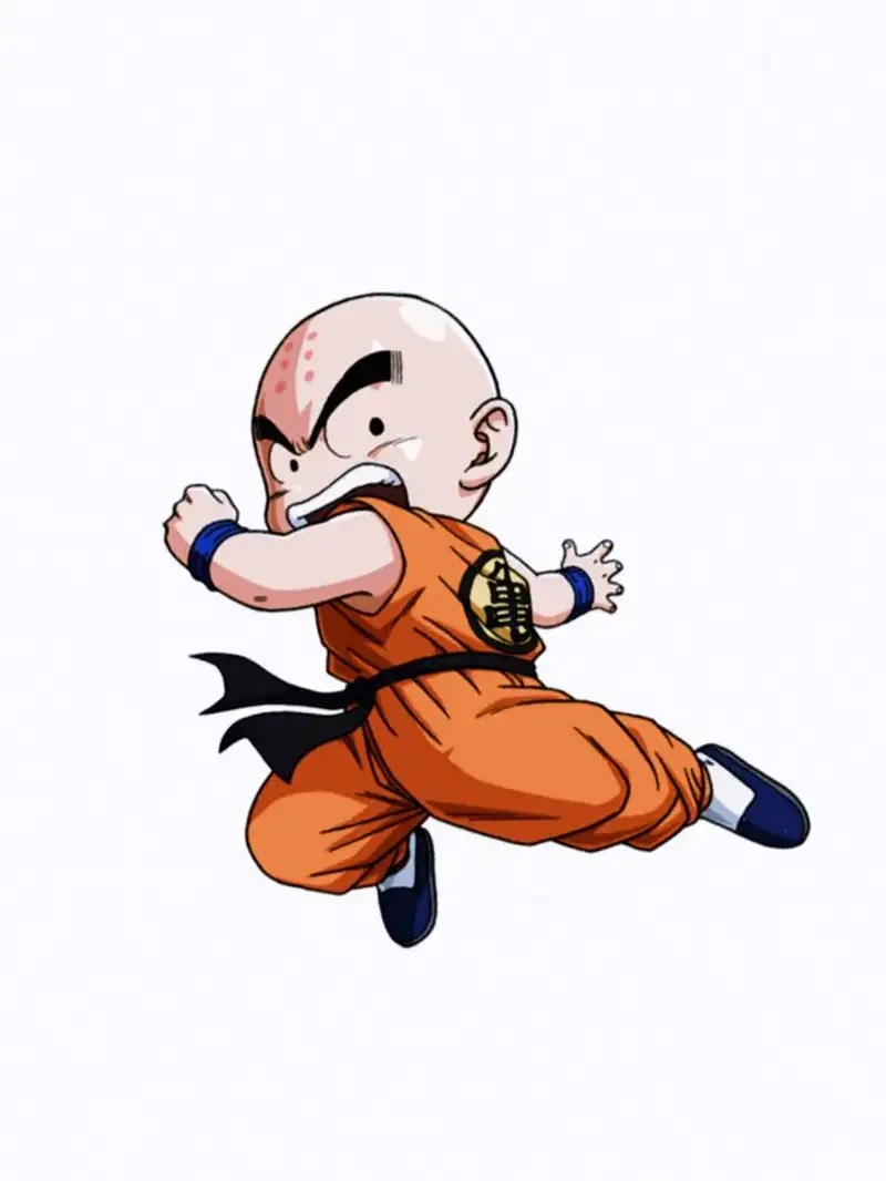 Ngắm hình chibi Krillin cute siêu đáng yêu