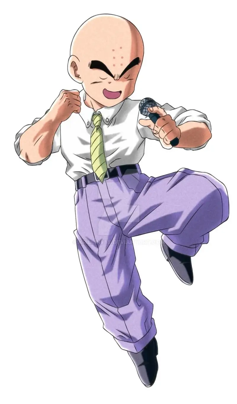 Xem ngay ảnh Krillin chibi anime phong cách ninja