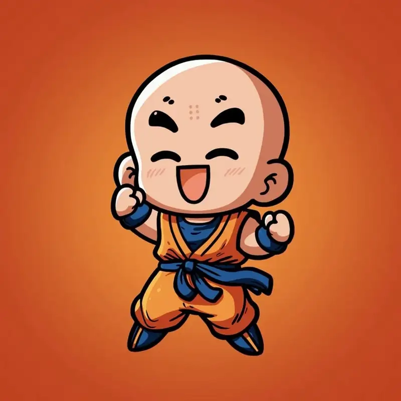 Khám phá ảnh chibi Krillin dễ thương siêu cute