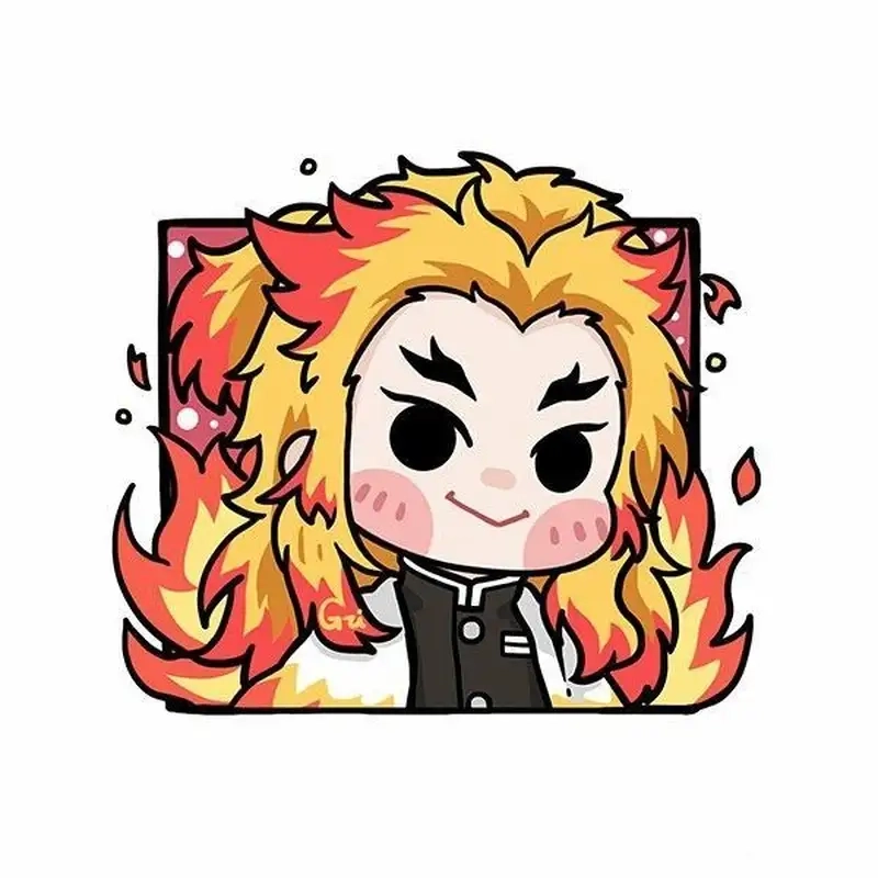 Khám phá nghệ thuật sáng tạo qua Fanart chibi Rengoku