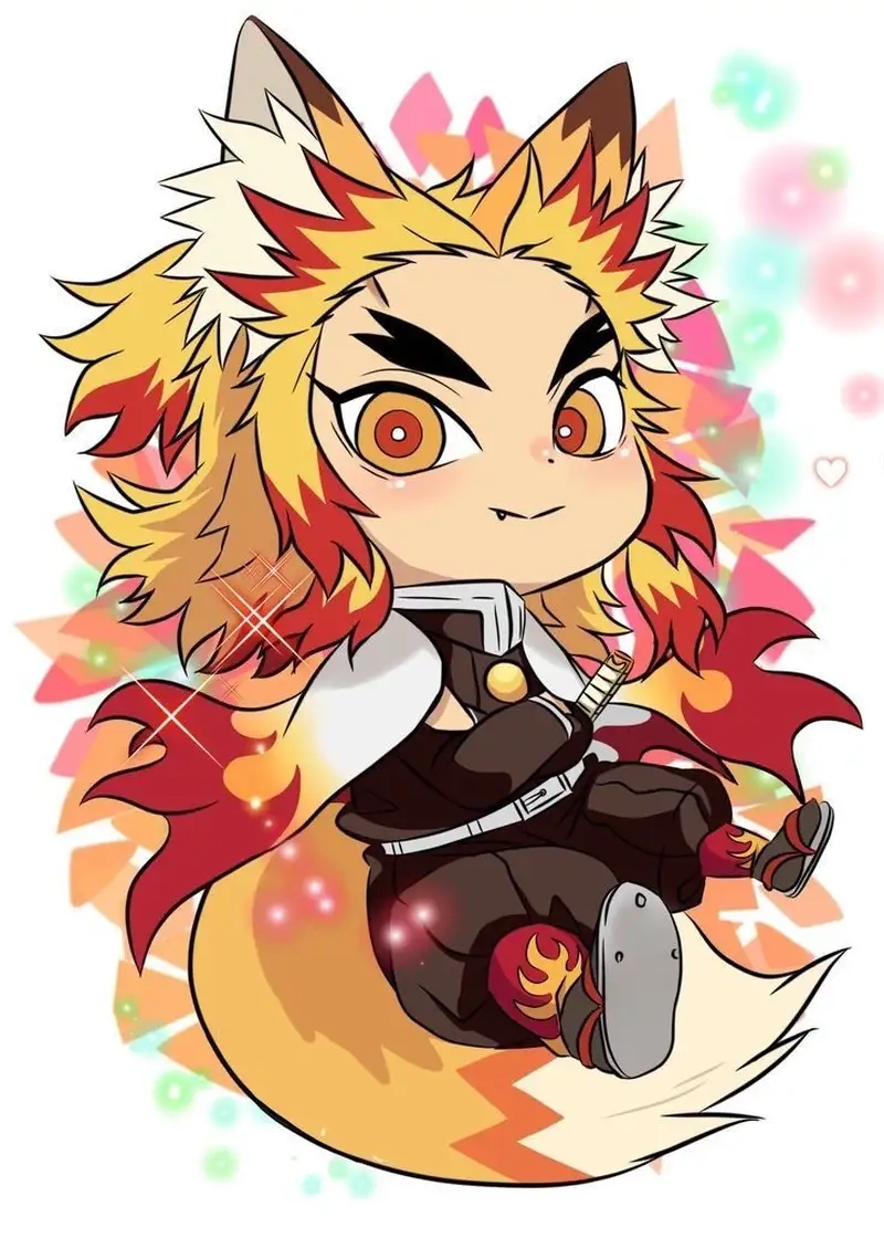 Khám phá hình ngộ nghĩnh Ảnh chibi Rengoku dễ thương