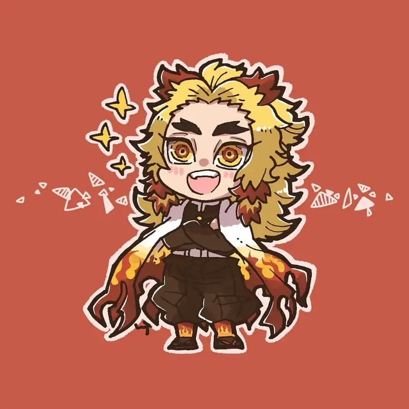 Thưởng thức nét đáng yêu của Chibi Kyojuro Rengoku