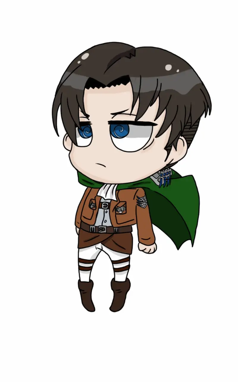 Ngắm chibi Levi Ackerman anime phong cách Nhật Bản